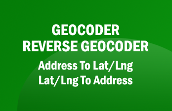 Geocoder and Reverse Geocoder